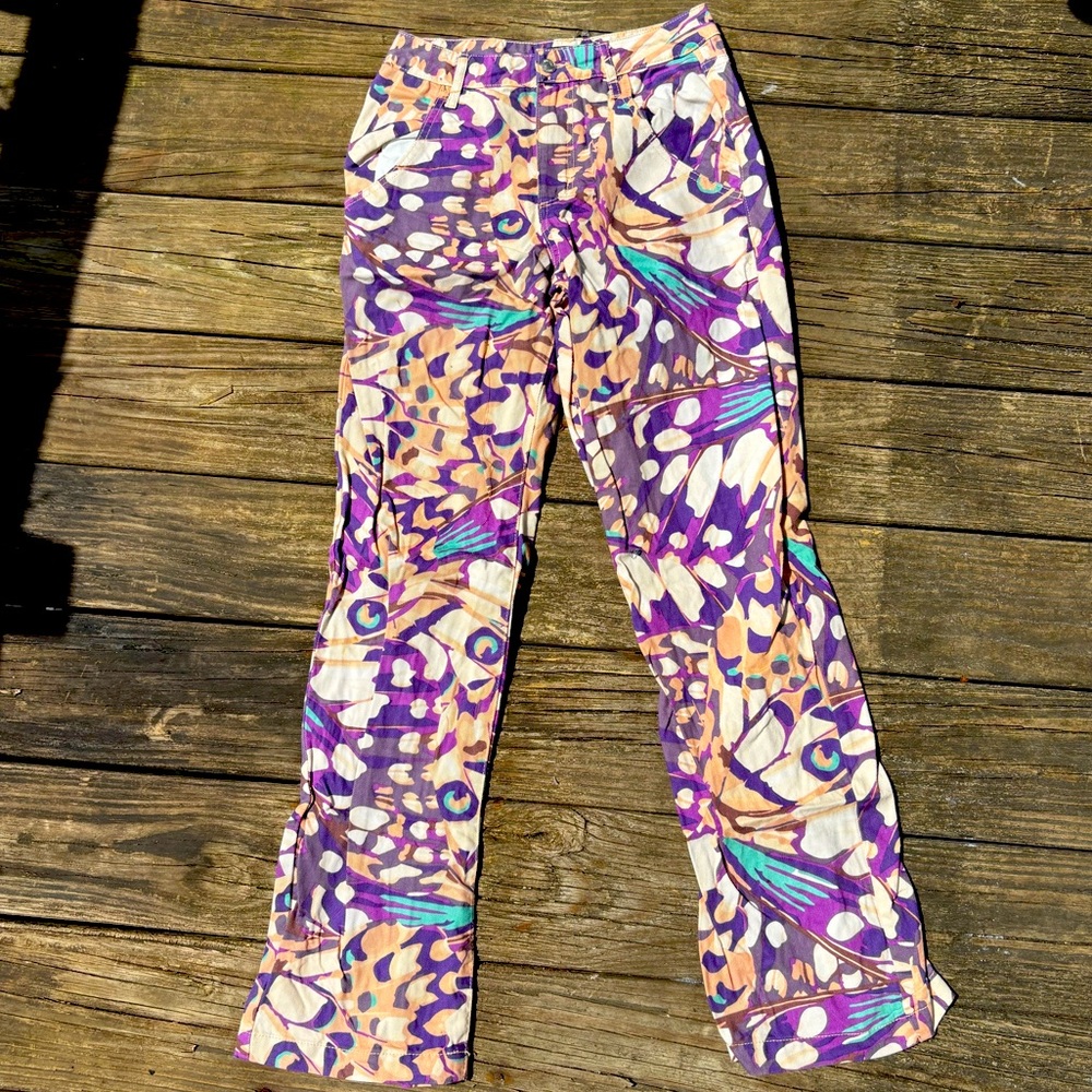 Forever21 Butterfly Print Jeans